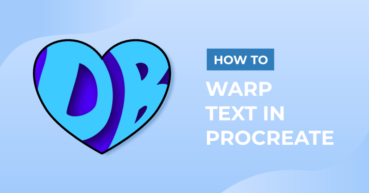  How To Warp Text In Procreate 4 Steps Design Bundles
